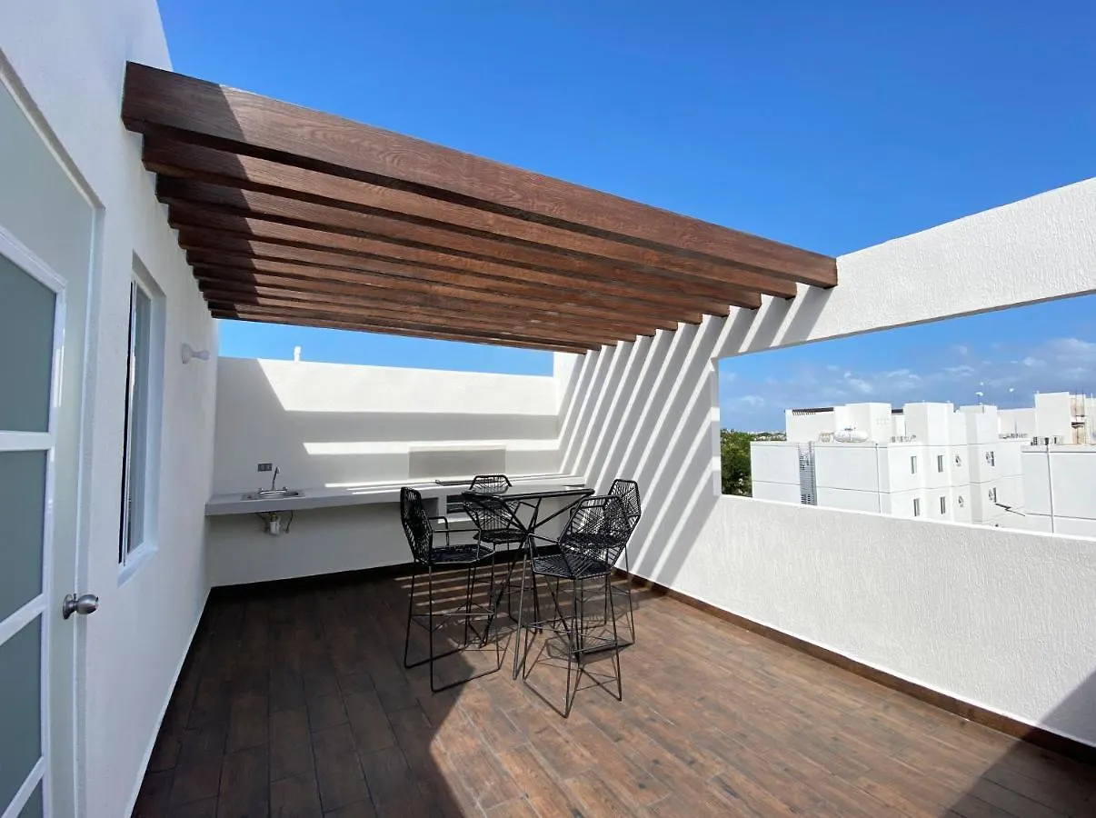 Kuxaan Cielo Departamento Con Rooftop Terraza Privada Cerca De La Playa Πλάγια Ντελ Κάρμεν 0*,