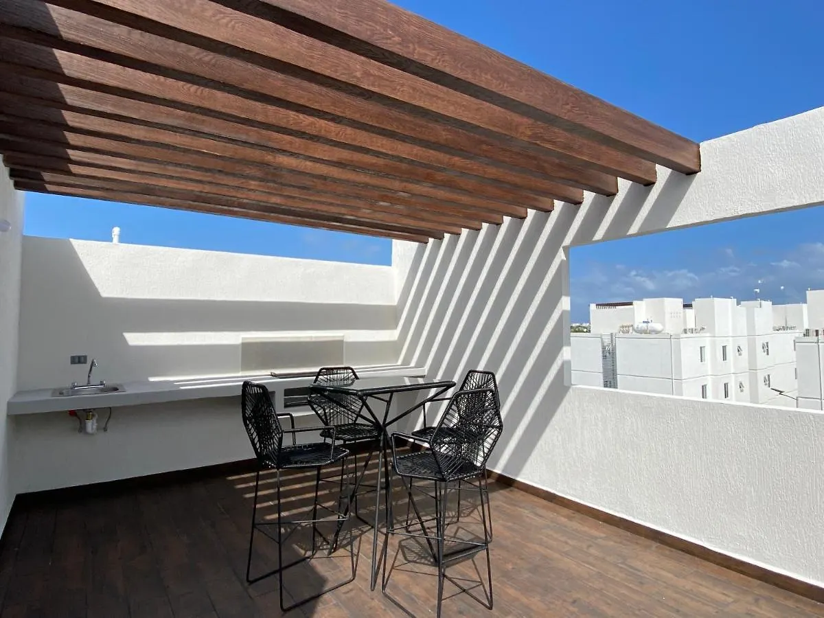 Kuxaan Cielo Departamento Con Rooftop Terraza Privada Cerca De La Playa Πλάγια Ντελ Κάρμεν