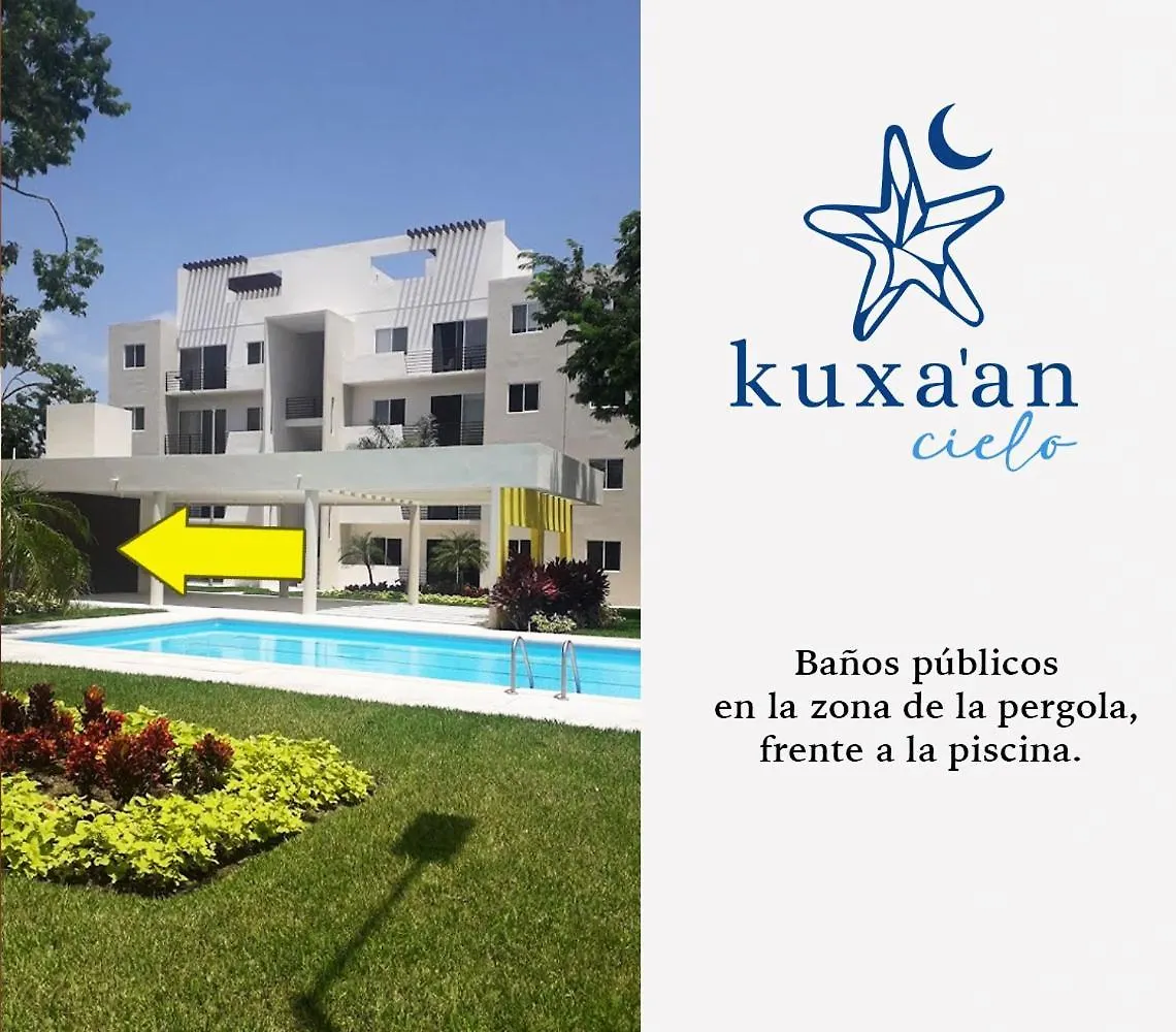 Διαμέρισμα Kuxaan Cielo Departamento Con Rooftop Terraza Privada Cerca De La Playa Πλάγια Ντελ Κάρμεν Μεξικό